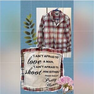 Medium hand-distressed Eddie Bauer - Annie Oakley